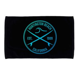 Huntington Beach California Surfer Gift Microfiber Hand Towel