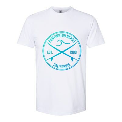 Huntington Beach California Surfer Gift Softstyle® CVC T-Shirt