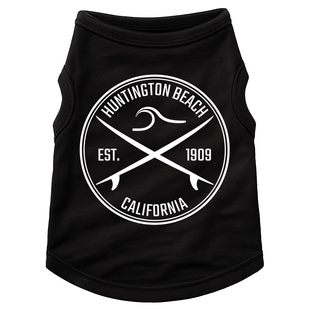 Huntington Beach California Surfer Hoodie Doggie Tank
