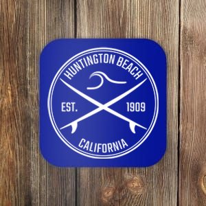 Huntington Beach California Surfer Hoodie Coaster