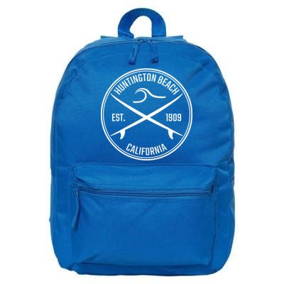 Huntington Beach California Surfer Hoodie 16 in Basic Backpack