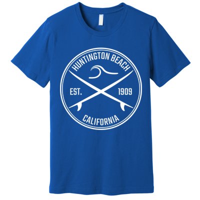 Huntington Beach California Surfer Hoodie Premium T-Shirt