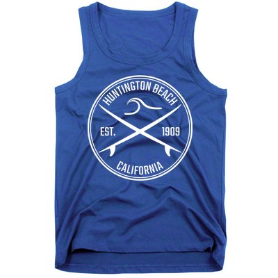 Huntington Beach California Surfer Hoodie Tank Top