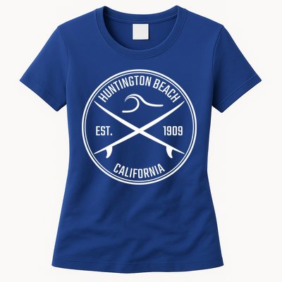 Huntington Beach California Surfer Hoodie Womens T-Shirt