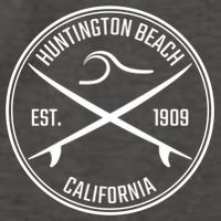 Huntington Beach California Surfer Hoodie Vector Backpack