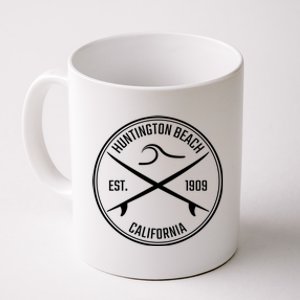 Huntington Beach California Surfer Hoodie Coffee Mug