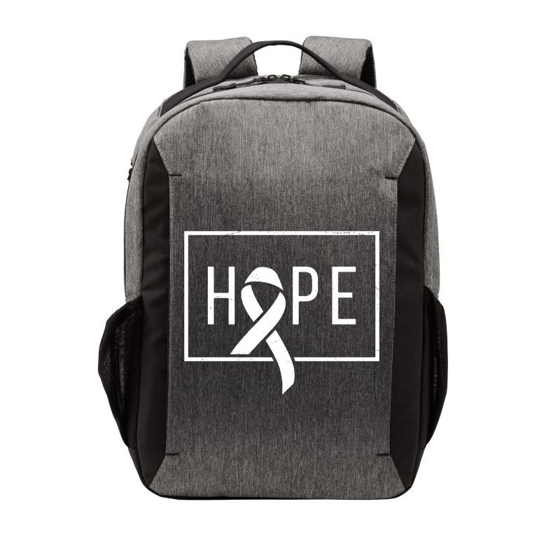 Hope Breast Cancer Awareness Ribbon Vector Backpack
