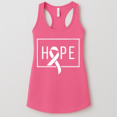 Hope Breast Cancer Awareness Ribbon Womens Tank Top
