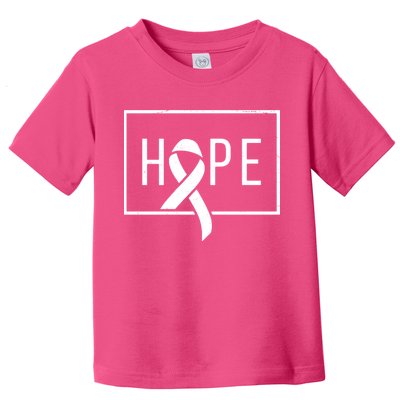 Hope Breast Cancer Awareness Ribbon Toddler T-Shirt