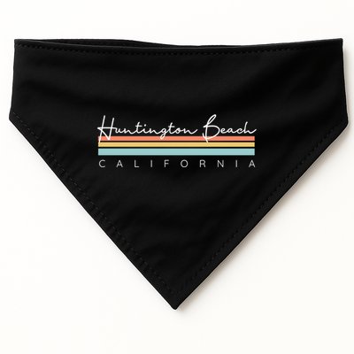 Huntington Beach California Cool Gift USA-Made Doggie Bandana