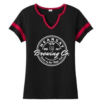 Hearsay Brewing Company Mega Pint Ladies Halftime Notch Neck Tee