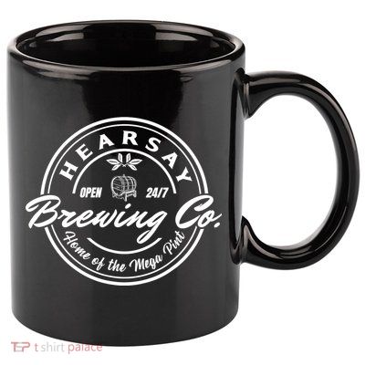 Hearsay Brewing Company Mega Pint 11oz C Handle Ceramic Mug