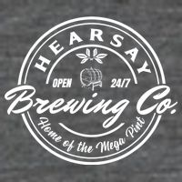 Hearsay Brewing Company Mega Pint 7 Panel Mesh Trucker Snapback Hat