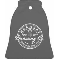 Hearsay Brewing Company Mega Pint Ceramic Bell Ornament