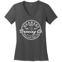 Hearsay Brewing Company Mega Pint Women's V-Neck T-Shirt