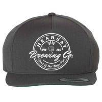 Hearsay Brewing Company Mega Pint Wool Snapback Cap