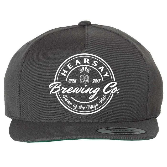 Hearsay Brewing Company Mega Pint Wool Snapback Cap