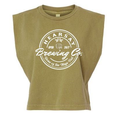 Hearsay Brewing Company Mega Pint Garment-Dyed Women's Muscle Tee