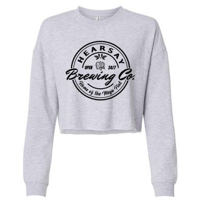 Hearsay Brewing Company Mega Pint Cropped Pullover Crew