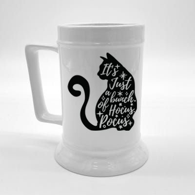 Halloween Black Cat Its Just A Bunch Of Costume Beer Stein