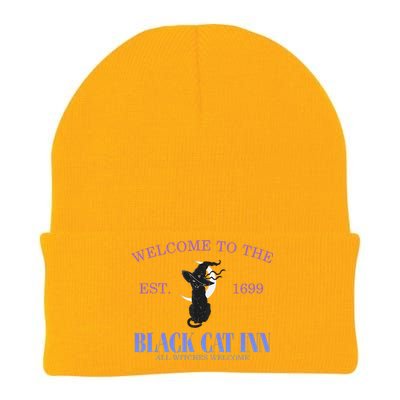 Halloween Black Cat Est 1699 Knit Cap Winter Beanie