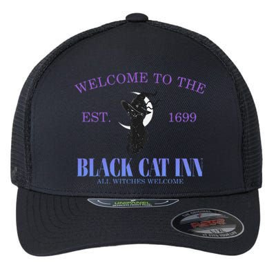 Halloween Black Cat Est 1699 Flexfit Unipanel Trucker Cap