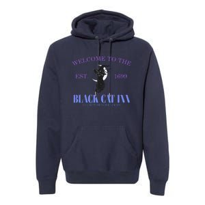 Halloween Black Cat Est 1699 Premium Hoodie