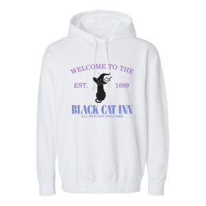 Halloween Black Cat Est 1699 Garment-Dyed Fleece Hoodie