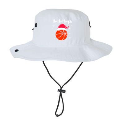 Hoops Basketball Christmas Pun For Xmas Basketball Player Gift Legacy Cool Fit Booney Bucket Hat