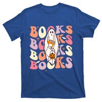 Halloween Booooks Cute Ghost Boo Reading Books Adults Gift T-Shirt