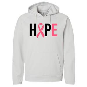 Hope Breast Cancer Awareness Performance Fleece Hoodie