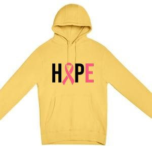 Hope Breast Cancer Awareness Premium Pullover Hoodie