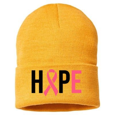 Hope Breast Cancer Awareness Sustainable Knit Beanie