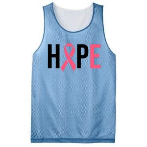 Hope Breast Cancer Awareness Mesh Reversible Basketball Jersey Tank