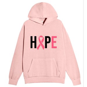 Hope Breast Cancer Awareness Urban Pullover Hoodie