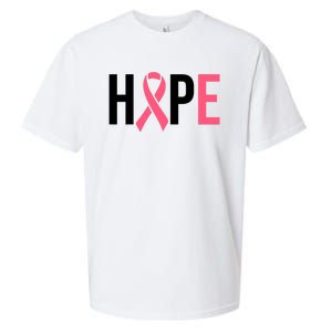 Hope Breast Cancer Awareness Sueded Cloud Jersey T-Shirt