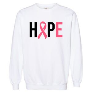 Hope Breast Cancer Awareness Garment-Dyed Sweatshirt