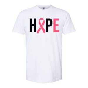 Hope Breast Cancer Awareness Softstyle CVC T-Shirt