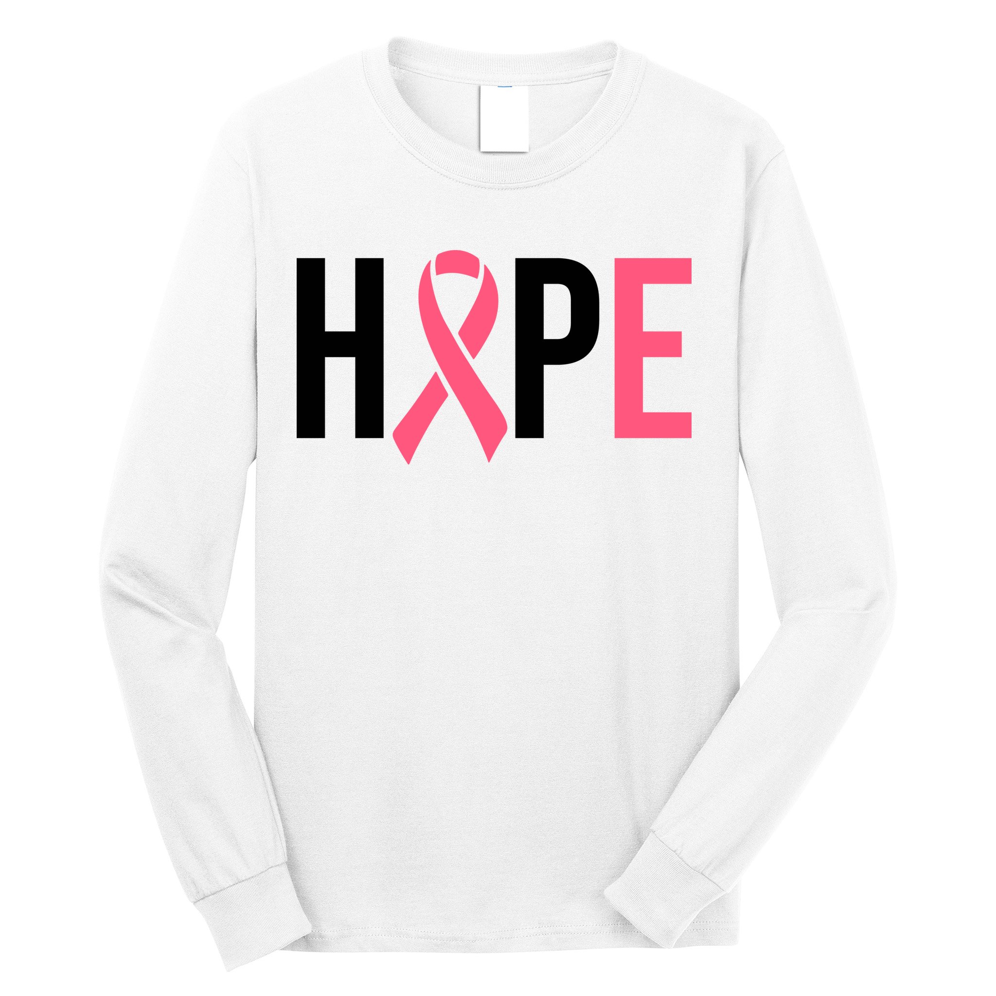 Hope Breast Cancer Awareness Long Sleeve Shirt