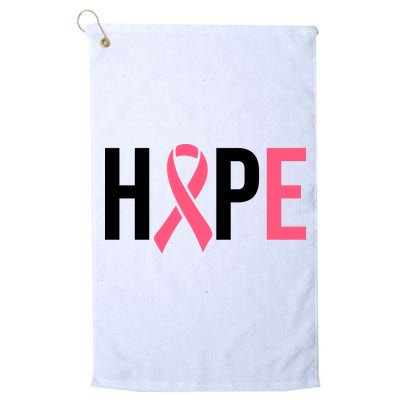 Hope Breast Cancer Awareness Golf Towel
