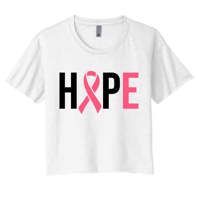 Hope Breast Cancer Awareness Crop Top