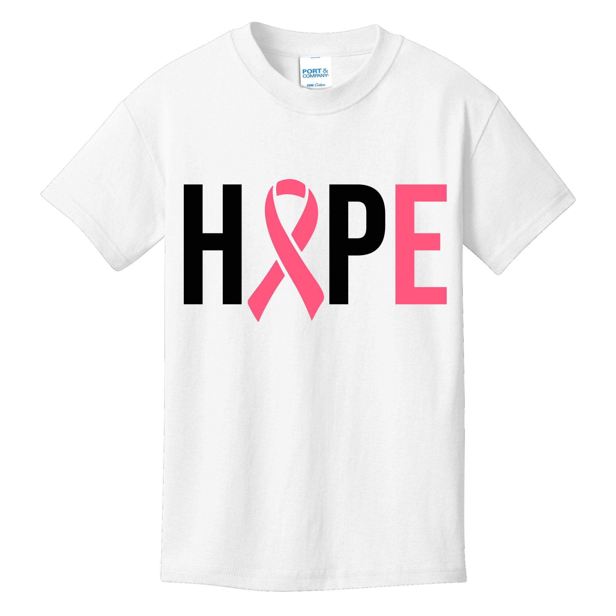 Hope Breast Cancer Awareness Kids T-Shirt