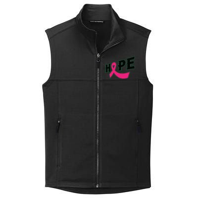 Hope Breast Cancer Awareness Pink Ribbon Collective Smooth Fleece Vest