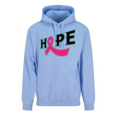 Hope Breast Cancer Awareness Pink Ribbon Unisex Surf Hoodie