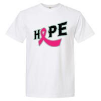 Hope Breast Cancer Awareness Pink Ribbon Garment-Dyed Heavyweight T-Shirt