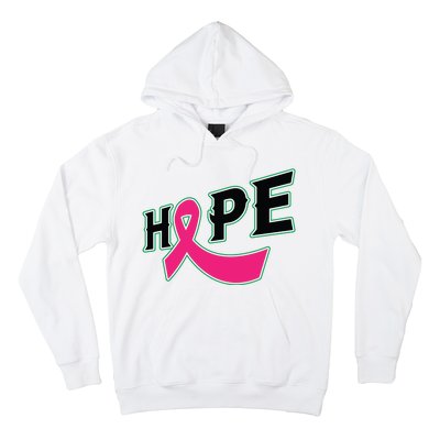 Hope Breast Cancer Awareness Pink Ribbon Hoodie