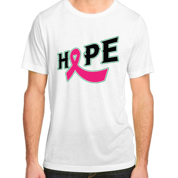 Hope Breast Cancer Awareness Pink Ribbon Adult ChromaSoft Performance T-Shirt