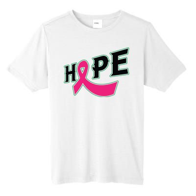 Hope Breast Cancer Awareness Pink Ribbon Tall Fusion ChromaSoft Performance T-Shirt