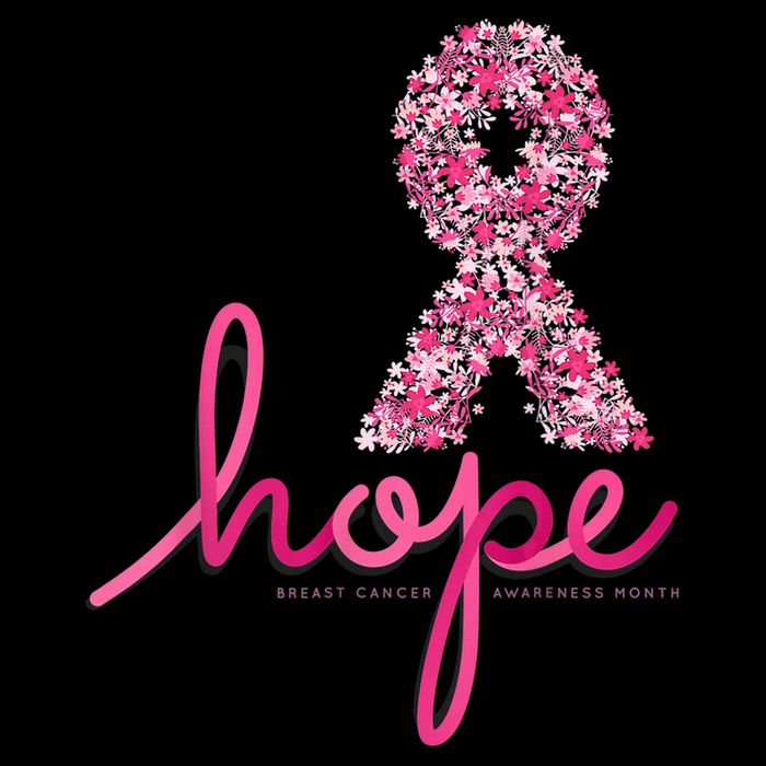 Hope Breast Cancer Awareness Shirt Pink Flowers Ribbon Doggie Tank