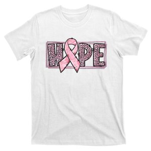 Hope Breast Cancer Awareness Month Ribbon Supporter T-Shirt